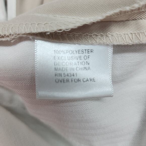 Walter Hagen Men 34x28 Beige Khaki Flat Front Cuffed Dress Pants Trousers Career - Picture 14 of 15